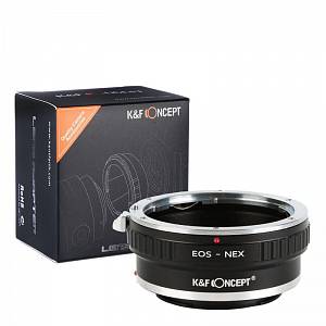 Переходное кольцо K&F EOS-NEX (Объективы Canon на фото камеры Sony E-mount)