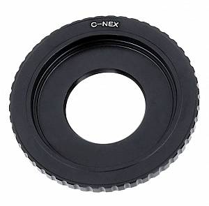 Переходное кольцо C-NEX (Объективы C mount на фото камеры Sony E-mount)