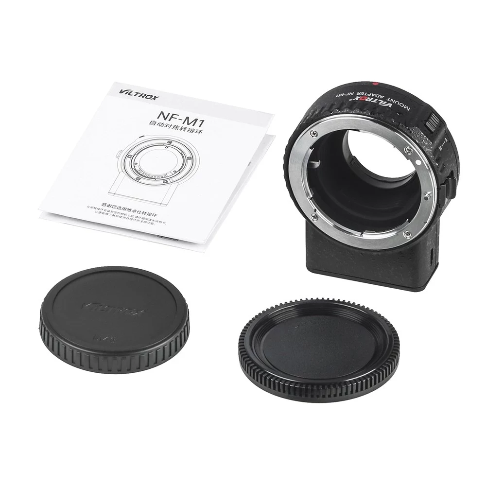 Переходное кольцо Viltrox NF-M1 (объективы Nikon F на камеры micro4/3 Panasonic, Olympus)