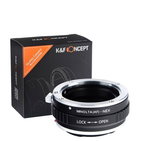Переходное кольцо K&F Concept maf-nex (Объективы Minolta AF, Sony Alpha на камеры Sony E-mount)