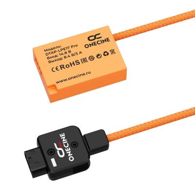 Кабель питания OneCine DTAP на LP-E17 Pro для камер Canon R8, R10, R50, R100, RP, 77D, 850D