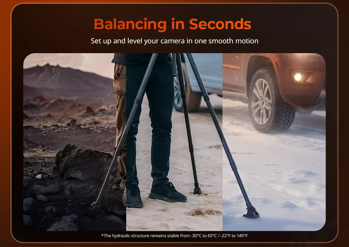 Видеоштатив SmallRig x Potato Jet TRIBEX Hydraulic Carbon Fiber Tripod Kit 4259
