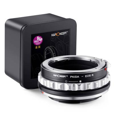 Переходное кольцо K&F PK/DA-EOS R (объективы Pentax PK DA на камеры Canon EOS R)