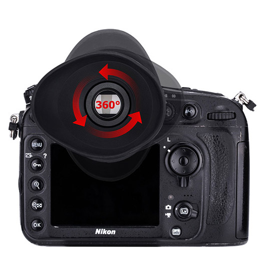 Наглазник JJC DK-19 овальный для Nikon D5, D500, D810A, D810, Df, D4S, D800E, D4, D800, D2, D3