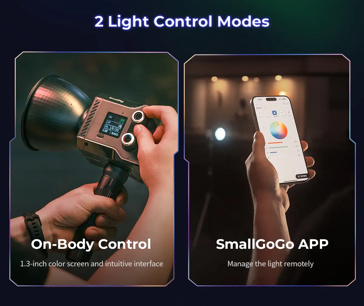 Свет SmallRig RC 60C RGB LED (with Powerbank Clamp Edition) 4810