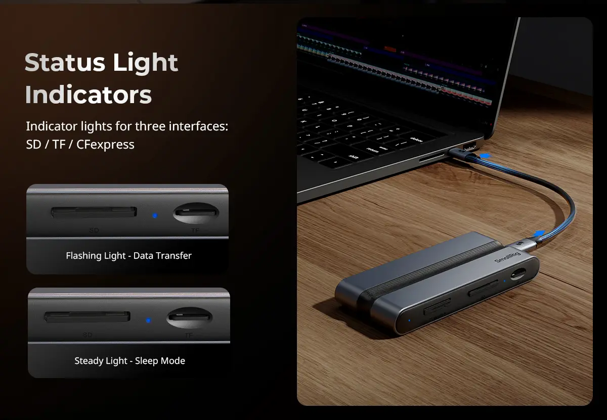 Картридер SmallRig SD3.0 Memory Card Reader 4869