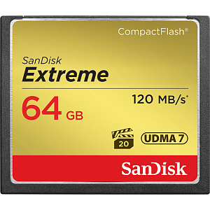Карта памяти CompactFlash Sandisk Extreme 64Gb