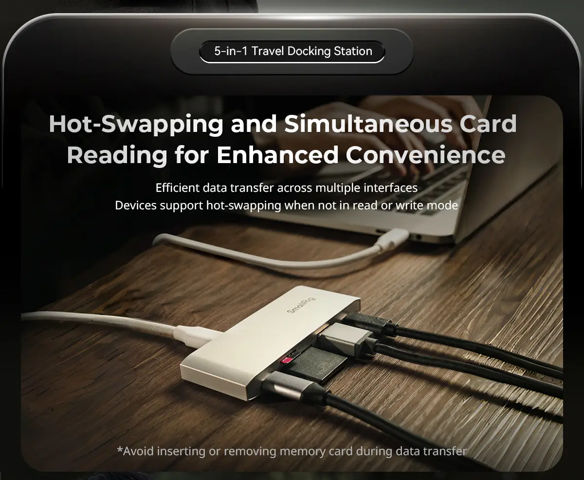 Картридер SmallRig SD3.0 Memory Card Reader 4869