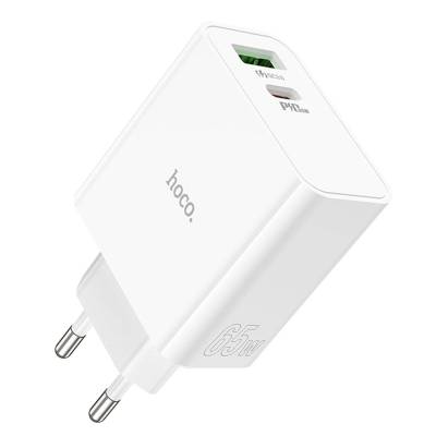 Адаптер питания Hoco c113a 65W USB-A, USB-C