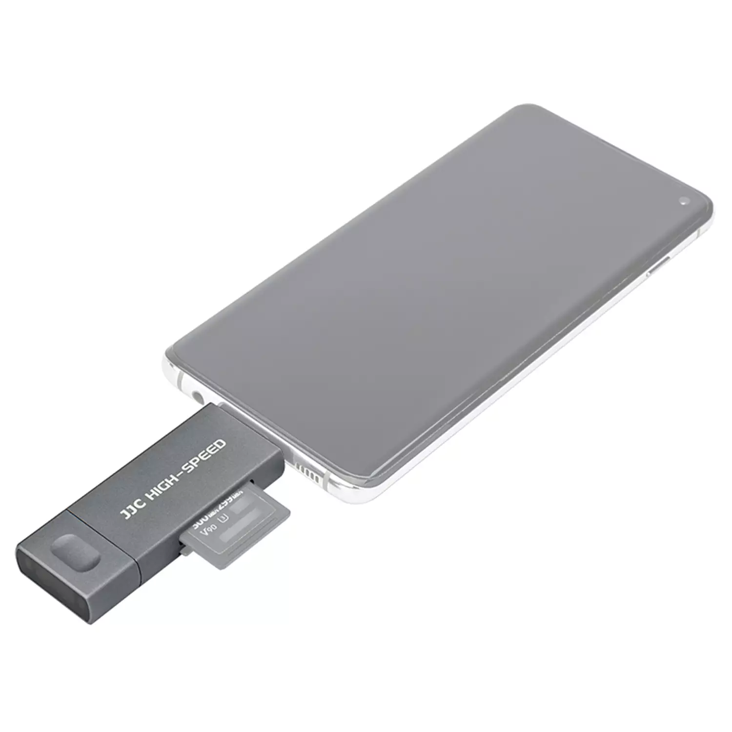 Картридеры: Картридер JJC CR-UTC4AC GRAY USB 3.1, Micro USB 2.0, Type-C 3.1  для карт SD, microSD | Купить в магазине «812photo.ru» СПБ МСК