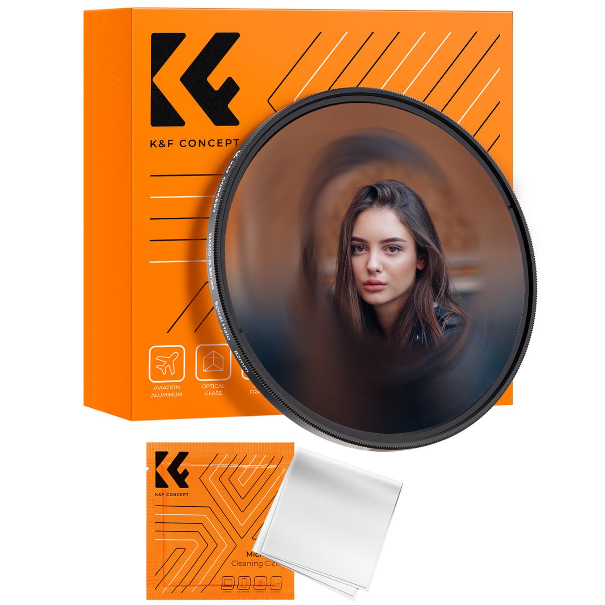Фильтр Spiral Halo K&F Concept — закрученное свечение вокруг света