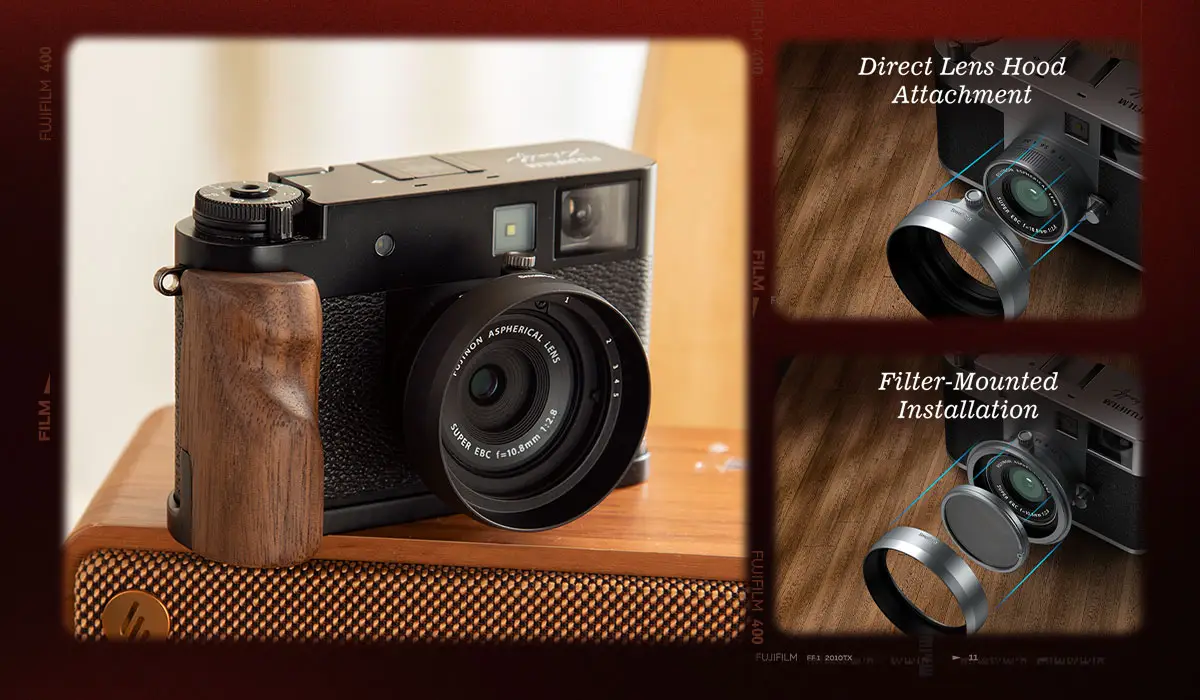 Кожаный чехол SmallRig Leather Kit для Fujifilm X half (Коричневый) 5218