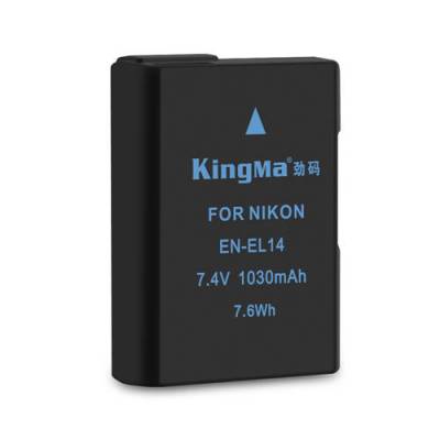 Аккумулятор Kingma EN-EL14 для Nikon Df D5500 D5300 D5200 D5100 D3500 D3400 D3300 D3200 D3100