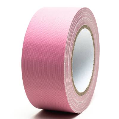 Тейп 50 мм х 25м розовый матовый на тканевой основе