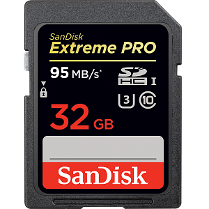 Карта памяти Sandisk Extreme Pro 32GB SDHC 170MB/s UHS-I U3