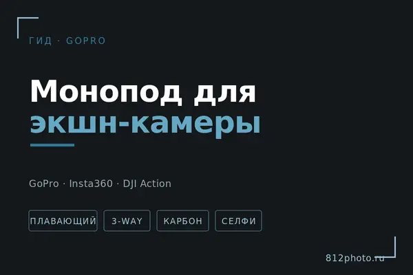 Монопод для экшн-камеры GoPro: что выбрать