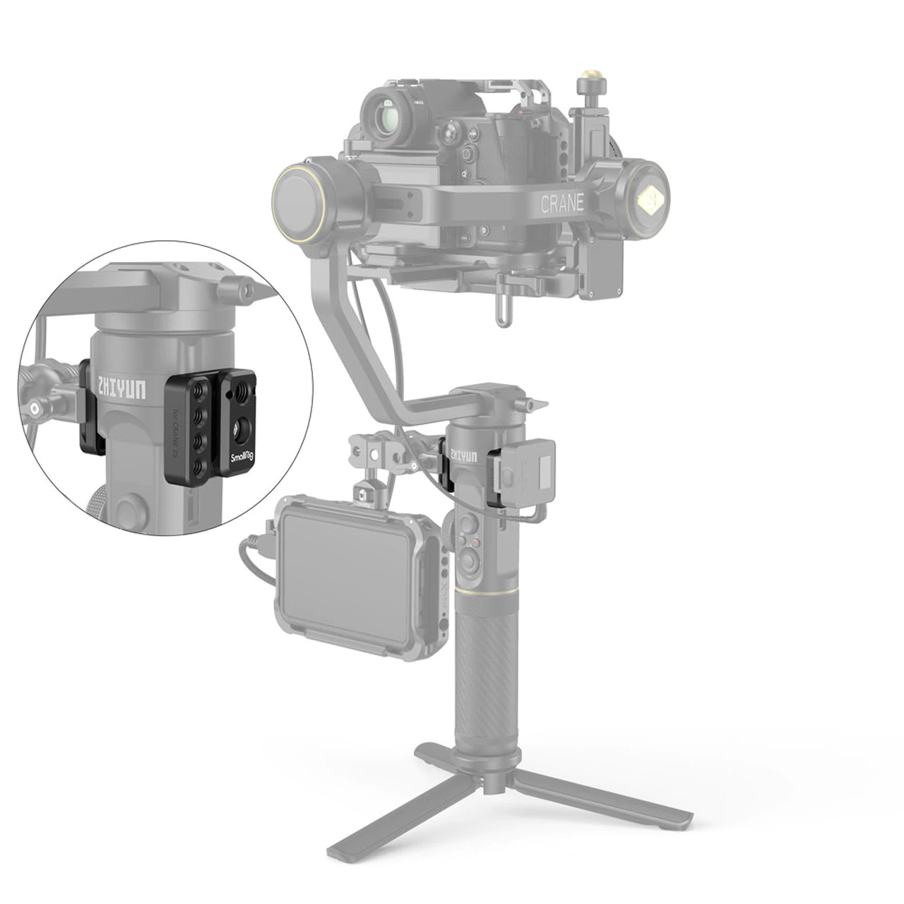 Крепления, аксессуары для стедикамов: Боковая площадка SmallRig с 1/4