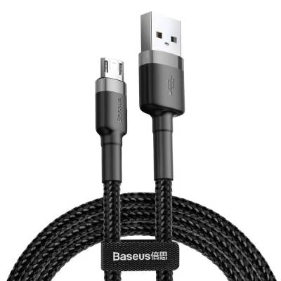 Провод Baseus CAMKLF-HG1 cafule USB - Micro 2A 3m Gray+Black
