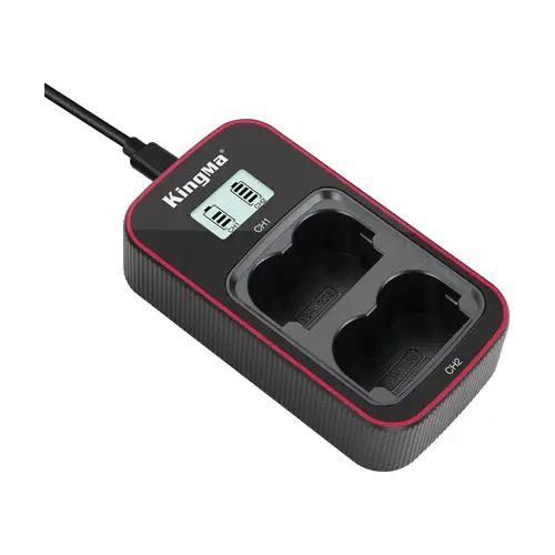Зарядное устройство Kingma BM058-W235 на два аккумулятора Fujifilm NP-W235