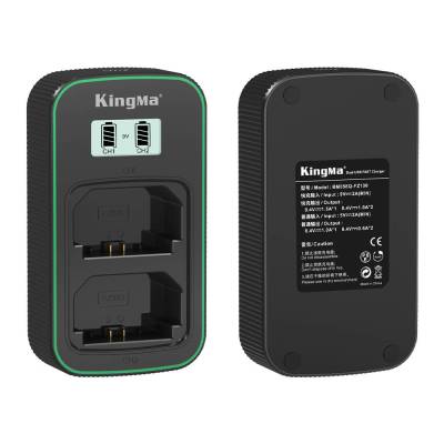 Зарядное Устройство Kingma NP-FZ100 PD3.0 USB на 2 аккумулятора для Sony A7IV A7III A7RIII A7SIII A7RIV A7RV A7C A9 A9II A6600 A6700 FX3 ZV-E1