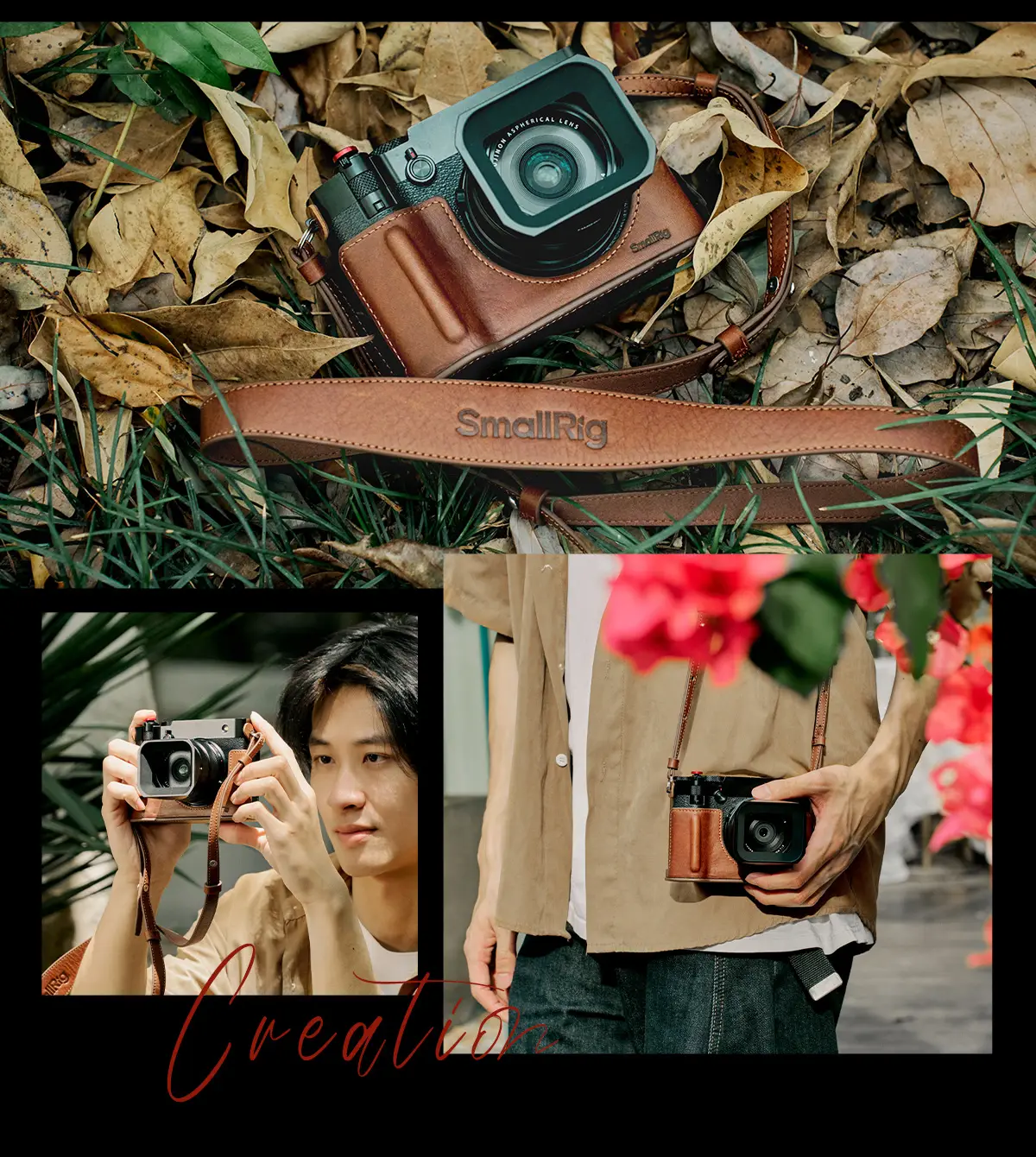 L площадка SmallRig Wooden для FUJIFILM GFX100RF (Black) 5266