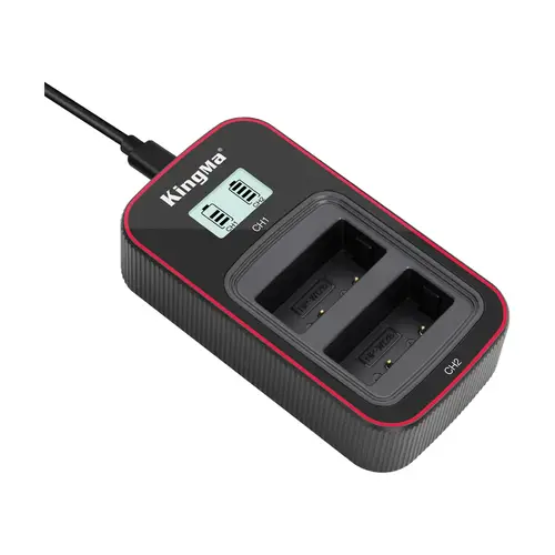 Зарядное устройство Kingma BM058-W126 на два аккумулятора Fujifilm NP-W126