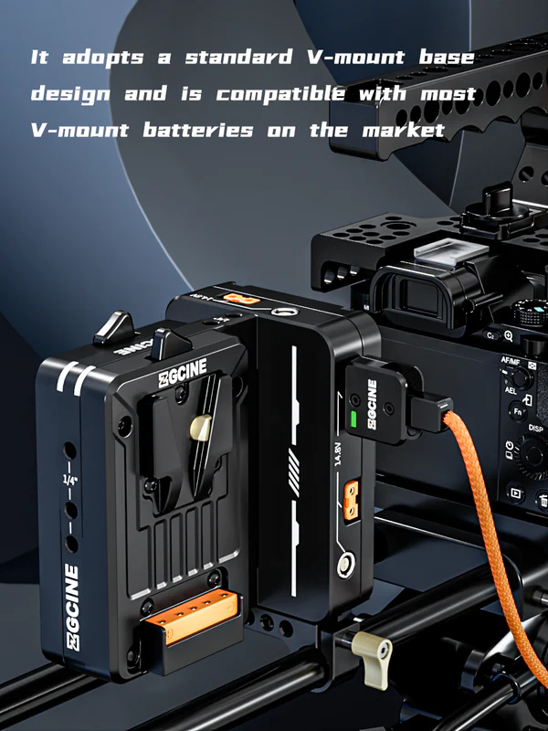 Площадка двойная ZGcine VM-HS2 с горячей заменой для V mount