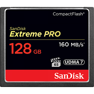 Карта памяти CompactFlash Sandisk Extreme Pro 128Gb 160 МБ/с