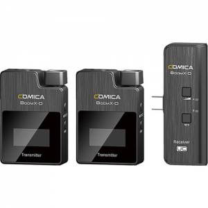 Радиосистема Comica BOOMX-DUC2 (2TX + UC RX) для телефона USB Type C с двумя петличками