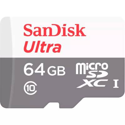 Карта памяти SanDisk Ultra microSD 64 ГБ
