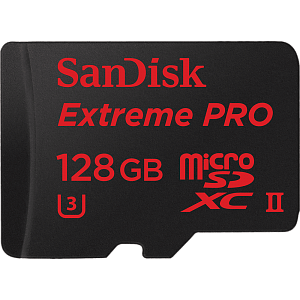 Карта памяти Sandisk Extreme Pro 128GB microSDXC 275MB/S UHS-II U3 CL10