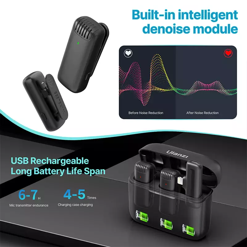 Радиосистема Ulanzi J12 Lightning для iPhone