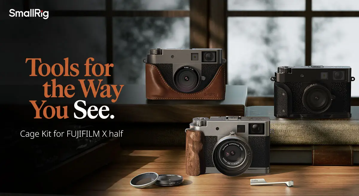 Кожаный чехол SmallRig Leather Kit для Fujifilm X half (Коричневый) 5218