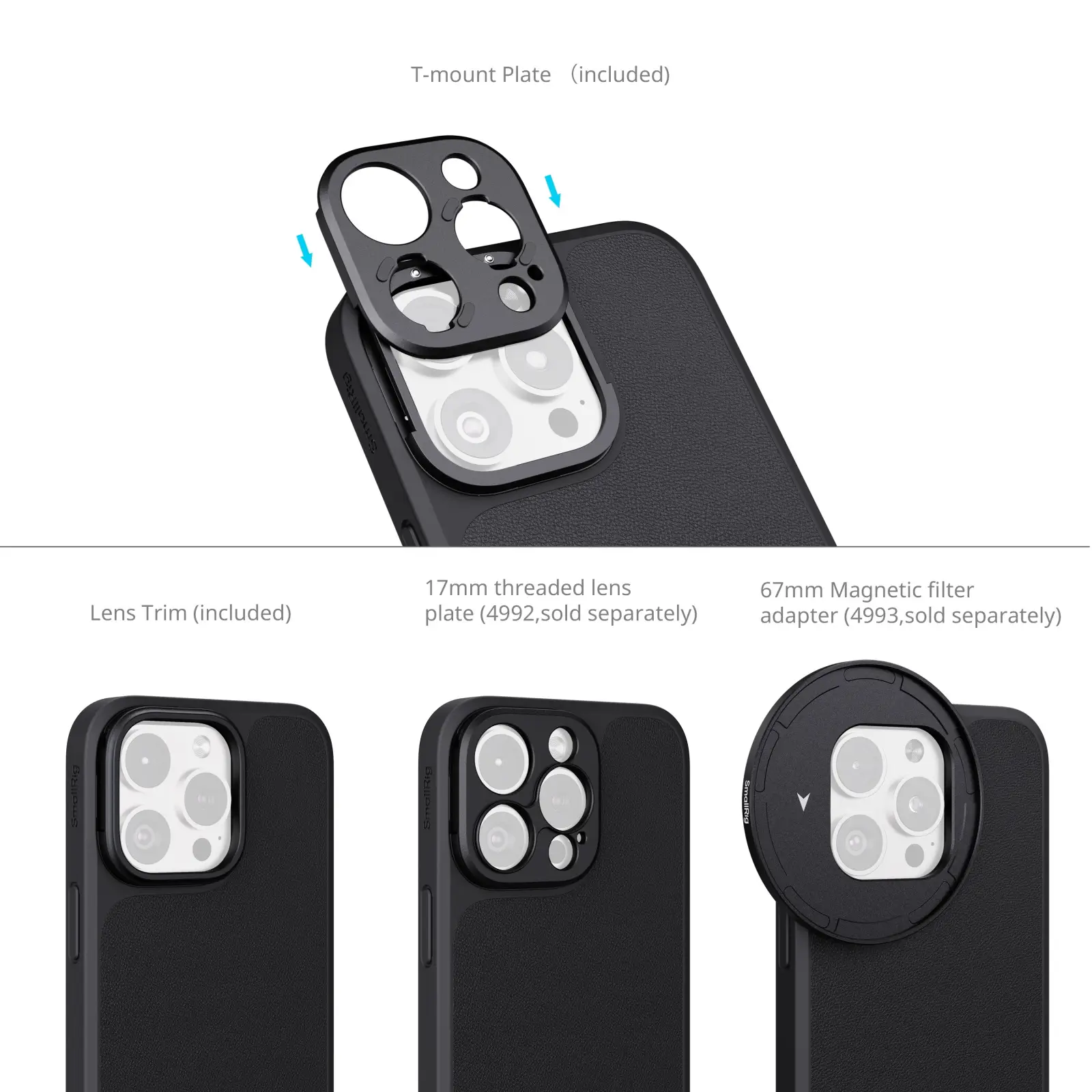 Клетки для телефонов: Чехол SmallRig FilMov для iPhone 16 Pro 4988