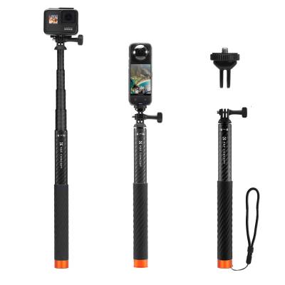 Монопод K&F MS22 127cm для GoPro, DJl Action, 1/4" Carbon