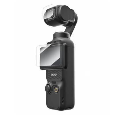 Защитное стекло Telesin для DJI Osmo Pocket 3 (lens film x2 + LCD screen film x2)