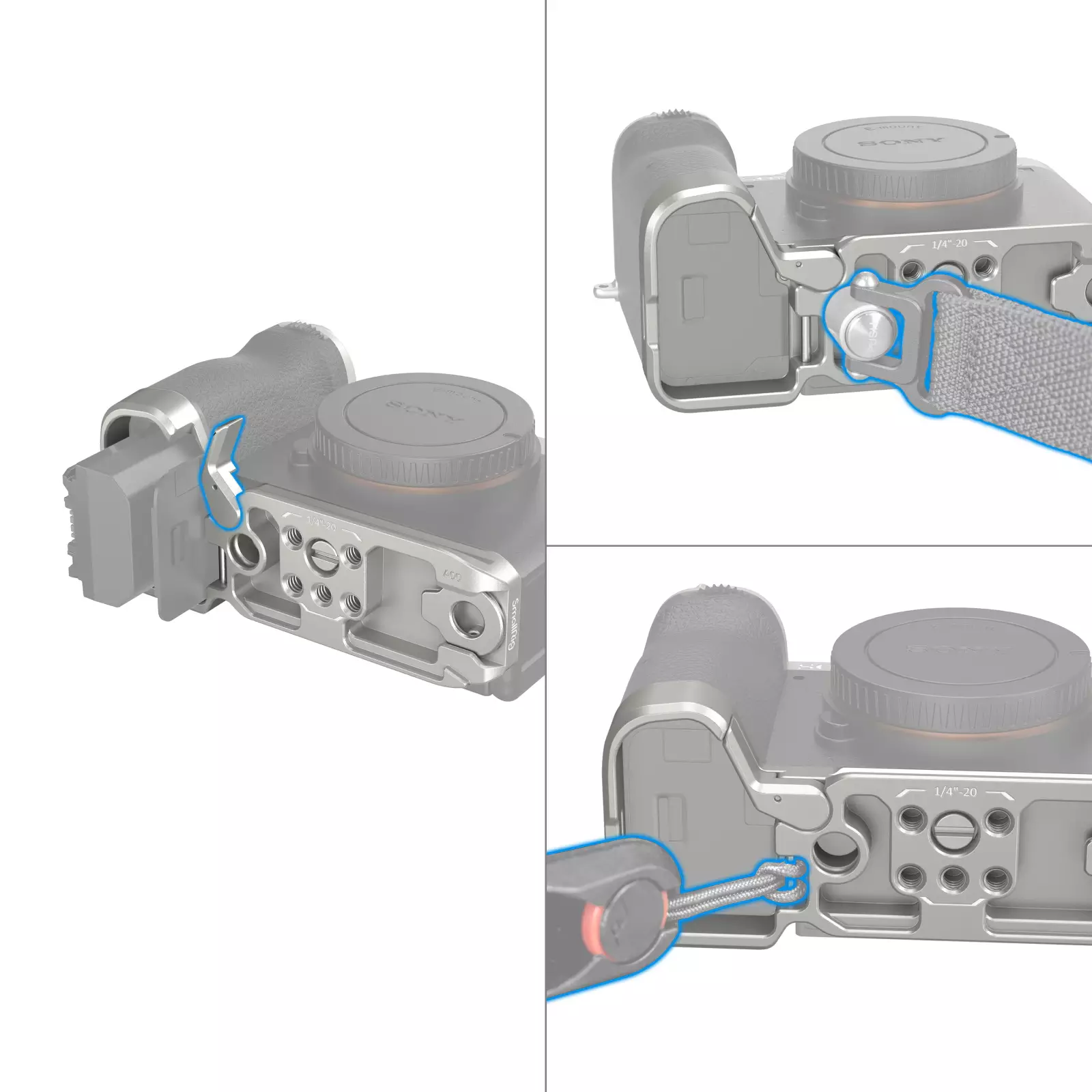 Быстросъемные площадки Arca Swiss: Площадка SmallRig Bottom Mount Plate для  Sony Alpha A7C II, A7CR Silver 4439 | Купить в магазине «812photo.ru» СПБ  МСК