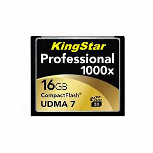 Карта памяти Compact Flash KingStar 16 Гб 1000х