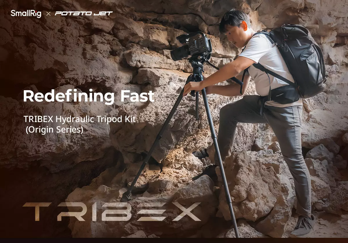 Видеоштатив SmallRig x Potato Jet TRIBEX Hydraulic Carbon Fiber Tripod Kit 4259