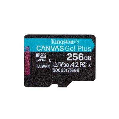 Карта памяти Kingston 256Gb micro SDXC Canvas Go Plus UHS-I U3 A2 170MB/s