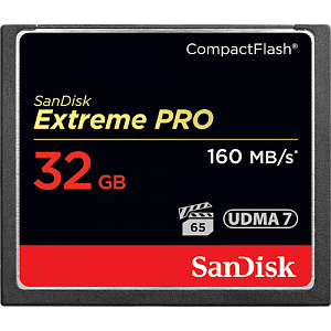 Карта памяти CompactFlash Sandisk Extreme Pro 32Gb 160 МБ/с