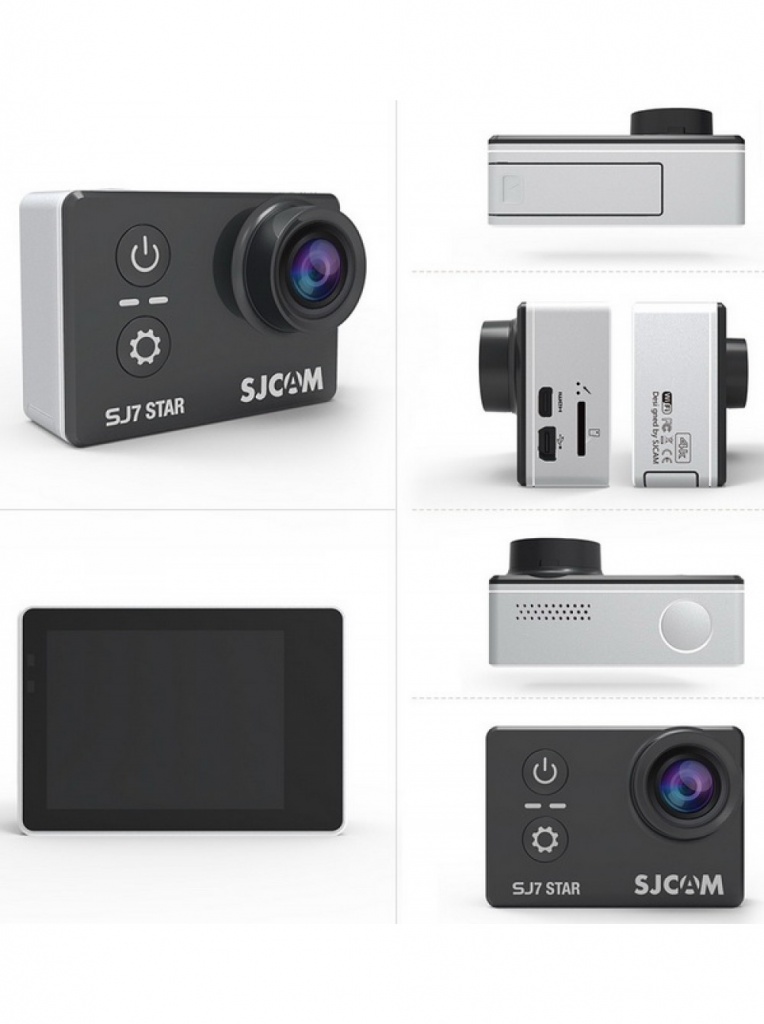 Экшн камера SJcam SJ7 STAR 4K стороны