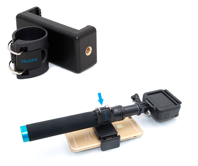 Моноподы для экшн камер Gopro: Монопод Telesin GP-MNP-090-S для Gopro с ...