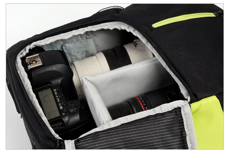 Рюкзак caden d5 нижнее отделение с мягкими вставками. Пример с теле объективом Рюкзак caden d5 нижнее отделение с мягкими вставками. Пример с теле объективом