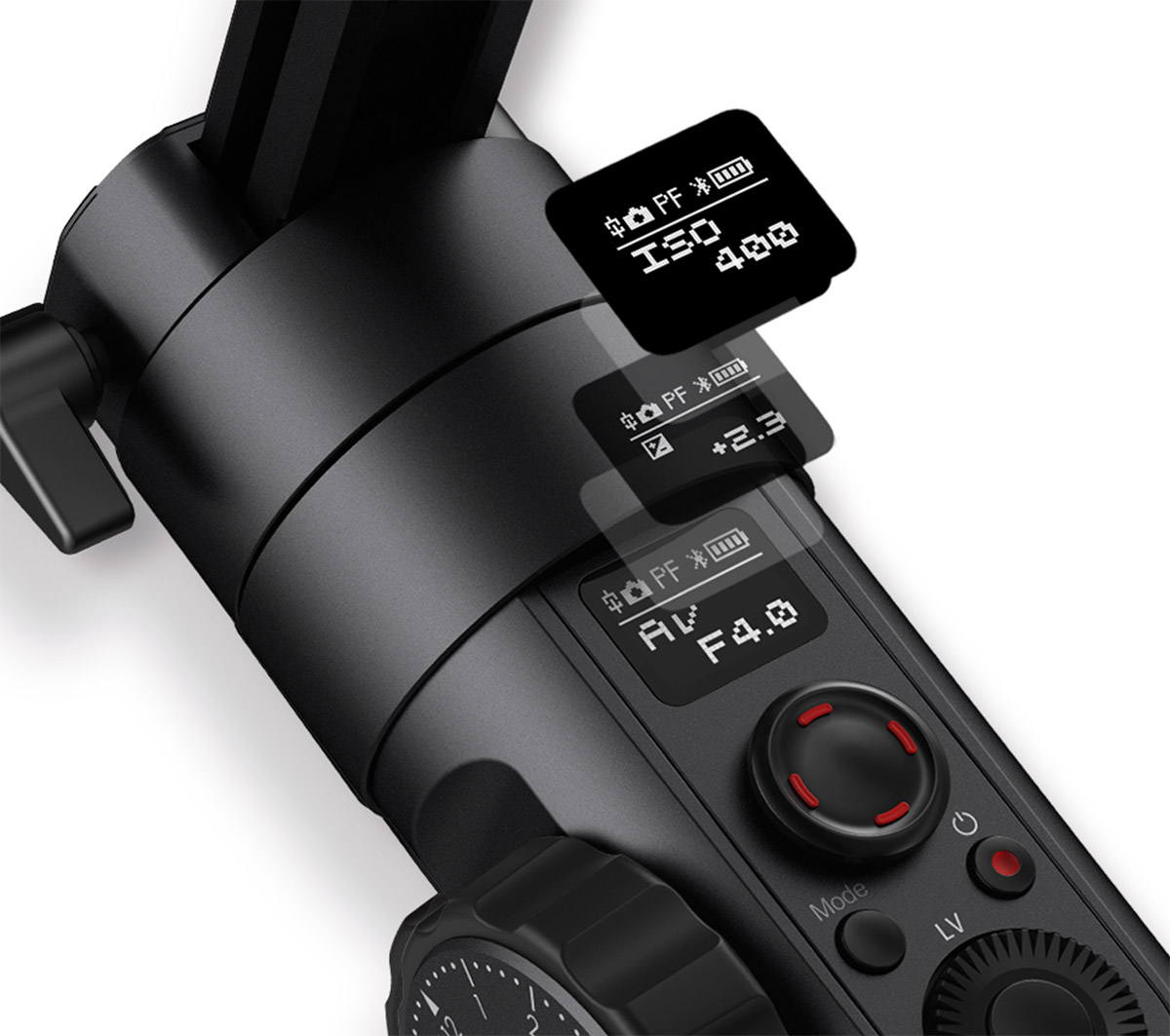 Zhiyun Crane 2 дисплей и джойстик