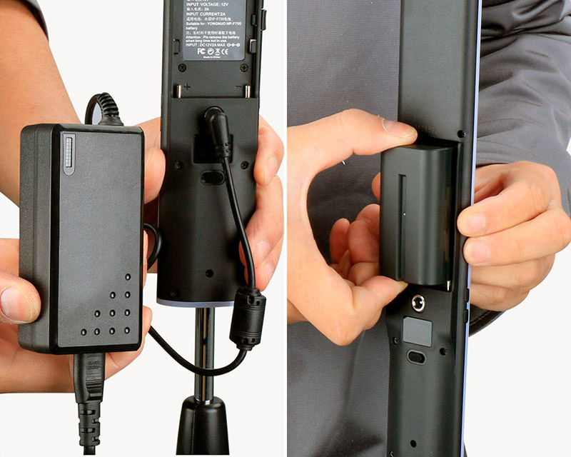 Yongnuo YN360S возможности питания Yongnuo YN360S возможности питания