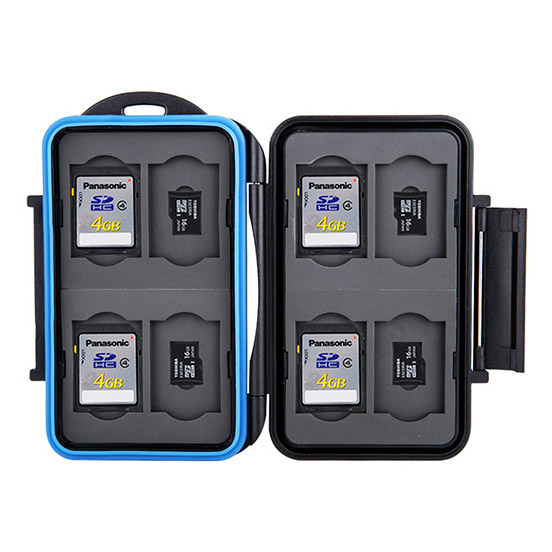 JJC MC-ST16 кейс на 16 карт памяти, 8 SD, 8 micro SD