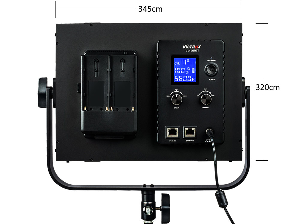 Viltrox VL-D60T размеры