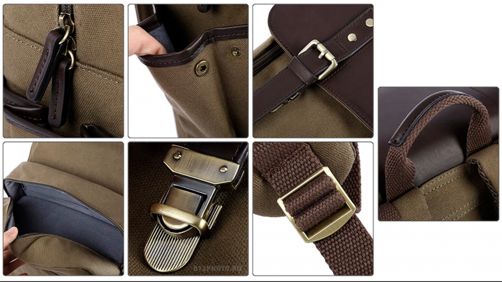 детали фоторюкзака Caden P5 