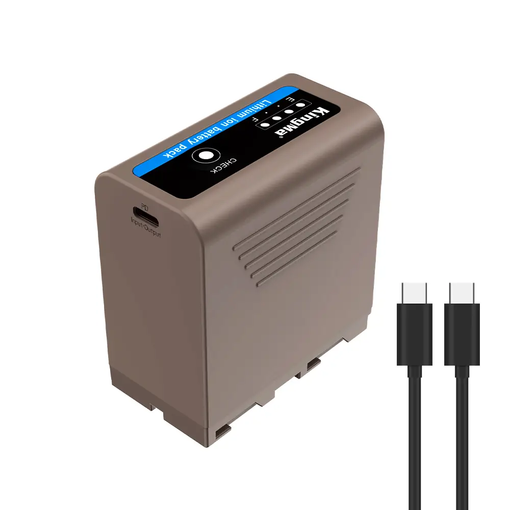 Комплект поставки: аккумулятор Kingma NP-F970 Type-C и кабель USB-C